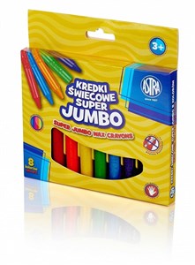 Bild von Kredki świecowe Super Jumbo 8 kolorów
