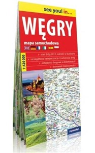 Obrazek Węgry papierowa mapa samochodowo-turystyczna 1:520 000