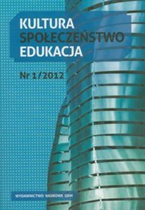 Bild von Kultura społeczeństwo edukacja Nr 1/2012