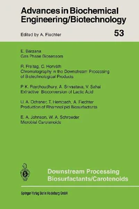 Bild von DOWNSTREAM PROCESSING BIOSURFACTANTS CAROTENOIDS