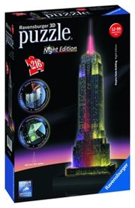 Obrazek Puzzle 3D Empire State Building nocą
