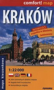 Bild von Kraków mapa kieszonkowa  1:22 000 laminowana