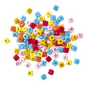 Zeige Details für Koraliki drewniane litery 100szt Zobacz : Koraliki d...