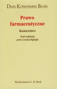 Obrazek Prawo farmaceutyczne Komentarz