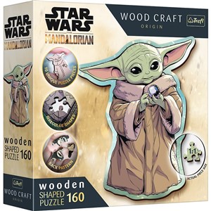 Obrazek Puzzle drewniane Star Wars Grogu 160