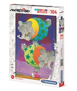 Bild von Puzzle 104 Supercolor Mordillo
