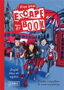 Obrazek Escape Book Znajdź klucz do wyjścia Książka z zagadkami do nauki angielskiego