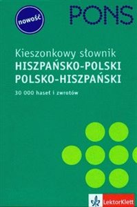 Obrazek Pons kieszonkowy słownik hiszpańsko-polski polsko-hiszpański