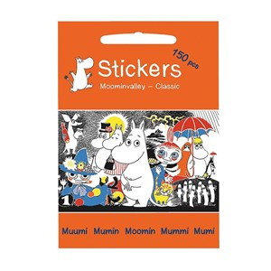 Bild von Zestaw Naklejek 150 szt. Dolina Muminków Mumink