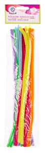 Obrazek Druciki kreatywne fluorescencyjne mix 6 kolorów 20 szt.