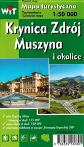 Obrazek Mapa tur. - Krynica Zdrój, Muszyna i okolice WIT