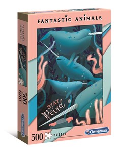 Bild von Puzzle Fantastic animals Narwhal 500