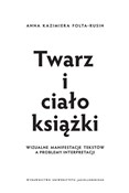 Książka : Twarz i ci... - Anna Kazimiera Folta-Rusin