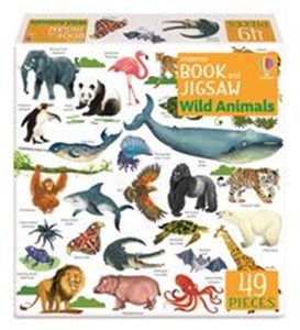 Bild von Usborne Book and Jigsaw Wild Animals