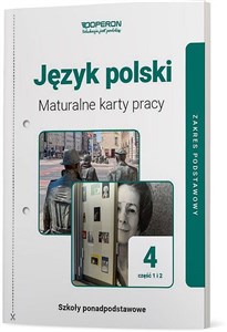 Bild von Język polski 4 Maturalne karty pracy Część 1 i 2 Zakres podstawowy Szkoła ponadpodstawowa