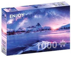 Obrazek Puzzle 1000 Droga Mleczna/Lofoty/Norwegia