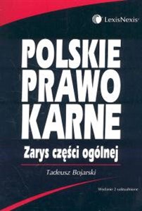 Bild von Polskie prawo karne. Zarys części ogólnej