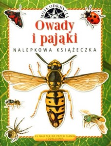 Obrazek Owady i pająki Moje odkrycia 65 nalepek do przyklejania i odklejania