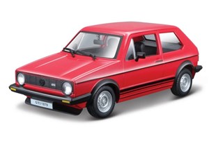 Obrazek BBURAGO MODEL VOLKSWAGEN GOLF MK1 GTI 1979 RED 1:24