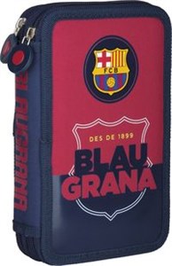 Obrazek Piórnik podwójny z wyposażeniem FC  Barcelona