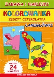 Obrazek Kolorowanka Zeszyt 4-latka. Łamigłówki