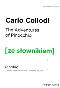 Obrazek Pinokio wersja angielska z podręcznym słownikiem