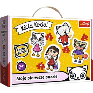 Bild von Puzzle baby classic Wesoła Kicia Kocia 36088