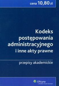 Bild von Kodeks postępowania administracyjnego i inne akty prawne