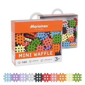 Obrazek Klocki Konstrukcyjne Mini Waffle  140 EL. - Radość / Joy 909058