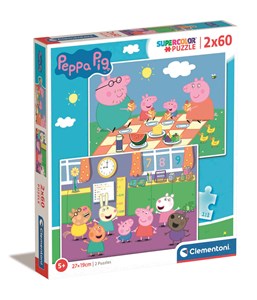 Bild von Puzzle 2x60 super kolor Peppa Pig 24793