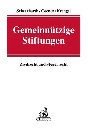 Obrazek SCHEERBARTH, W: GEMEINNÜTZIGE STIFTUNGEN