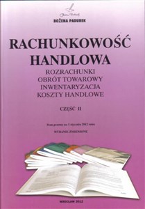 Bild von Rachunkowość Handlowa część II PADUREK