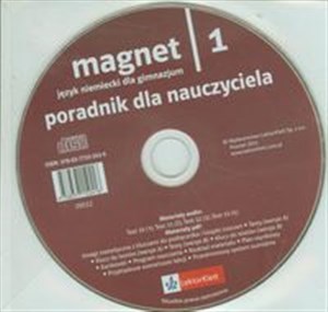 Bild von Magnet 1 Język niemiecki Poradnik dla nauczyciela CD Gimnazjum