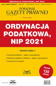Obrazek Ordynacja podatkowa NIP 2021 Podatki-Przewodnik po zmianach 3/2021