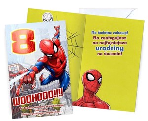 Bild von Karnet Urodziny 8 Spider-Man