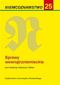 Obrazek Niemcoznawstwo 25 Sprawy wewnątrzniemieckie