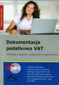 Obrazek Dokumentacja podatkowa VAT z płytą CD Instrukcje księgowe i podatkowe z wyjaśnieniami