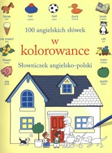 Bild von 100 angielskich słówek w kolorowance. Słowniczek angielsko-polski