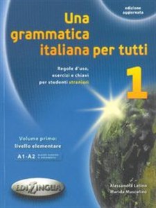 Obrazek Una grammatica italiana per tutti 1 książka