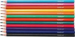 Obrazek Bezdrzewne kredki ołówkowe Fun&Joy 12 kolorów