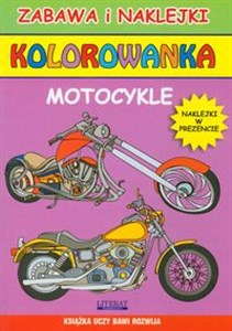 Bild von Motocykle Kolorowanka Zabawa i naklejki