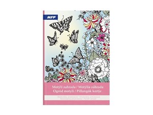 Obrazek Kolorowanka antystresowa ogród motyli