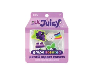 Obrazek Gumki na ołówek pachnące owocami Winogrona 4szt