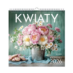 Bild von Kalendarz 2026 ścienny kwadrat Kwiaty