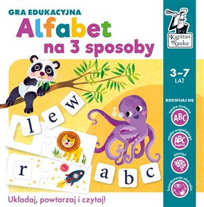Bild von Alfabet na 3 sposoby Gra edukacyjna. Kapitan Nauka