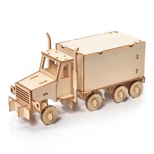 Bild von Little Story Drewniane Puzzle Model 3D - Ciężarówka D004 - Ciężarówka