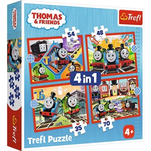 Obrazek Puzzle 4w1 Odjazdowy Tomek