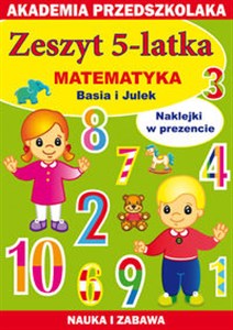 Bild von Zeszyt 5-latka Matematyka Basia i Julek Akademia przedszkolaka