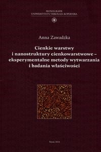 Bild von Cienkie warstwy i nanostruktiry cienkowarstwowe eksperymentalne metody wytwarzania i badania właściwości