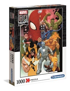 Obrazek Puzzle 1000 Marvel 80 Years